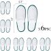 Premium Coral Fleece Disposable Spa Slippers Bulk for Guests - Non-Slip Closed-Toe Design with Travel Bags - Ideal for Wedding, Parties, and Hotel Use - Buy Online on GoSupps.com