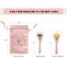 AYTANA Mini Cooling Face & Ice Roller Set | Soothing Pink Facial Tools for Puffy Eyes & Relaxing Massage | Skincare Essential with Pouch - Buy Online on GoSupps.com