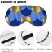 Retro Vibes Water Waves Sleep Mask - Luxury Eye Cover for Sleeping & Travel - Adjustable Strap, Blocks Light - Men & Women - Buy Online on GoSupps.com