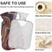 Naanle Vintage Marble Hot Water Bottle - 1L for Back Pain Relief Hand/Foot Warmer & Neck Therapy - International Shipping - Buy Online on GoSupps.com