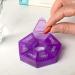 7-Sided Portable Pill Box - Small Weekly Medicine Planner & Vitamin Holder - Purple - Buy Online on GoSupps.com