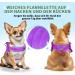 Eyein No-Pull Dog Harness with Leash | Soft Padded Reflective & Adjustable for All Breeds | XXS Purple - Buy Online on GoSupps.com