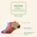 BambooMN Women's Super Aloe Infused Fuzzy Spa Socks for Dry Feet 9-12 Asst - Moisturizing Comfort for Ultimate Relaxation - Buy Online on GoSupps.com