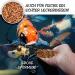 Flourworms Dried 1kg - Premium Insect Snack for Birds Fish Reptiles & Rodents | All-Year-Round Bird Feed & Squirrel Food - 6.5L (1 Pack) - Buy Online on GoSupps.com