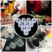 CINRA Tattoo Ink Caps 500Pcs #17 Disposable Plastic Pigment Cups with Base - Large Tattoo Supplies (500 Count) - Buy Online on GoSupps.com
