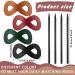 4 Pieces Leather Hair Barrette Set | 8 Shape Ponytail Clip Hair Accessories for Women | Mother's Day Gift - Cute Colors - Buy Online on GoSupps.com