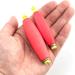 Dr.Fish 10 Pack Weighted Snap-on Fishing Bobbers | EVA Foam Corks | Bass Trout Crappie Panfish Floats | Red Yellow | 2-1/4 | Boat Fishing Essentials - Buy Online on GoSupps.com