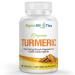 Organic Turmeric Curcumin Supplement - Joint & Immune Health Support Supplements - 700 mg Organic Turmeric with Black Pepper for Easy Absorption - Non-GMO & 2 Months Supply - 60 Tablets