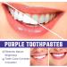 Purple Toothpaste for Teeth Whitening - Stain Removal & Colour Corrector | Boost Your Smile - Buy Online on GoSupps.com
