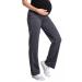 Zeta Ville - Women's Pregnancy Pants. Available in 3 Leg Lengths - 691c 8-10 Medium Length Graphite Melange