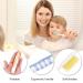 2-Piece Folding Travel Toothbrush Kit - Soft Bristles for Adults & Kids - Portable for Camping & Hiking (Blue & Yellow) - Buy Online on GoSupps.com