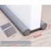 Ruiqas 37.8in Thicker Door Draft Stopper Noise Blocker Adjustable Door Noise Breeze Blocker Door Sweep - Buy Online on GoSupps.com