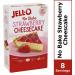 Jell-O Strawberry No Bake Cheesecake Dessert Kit (19.6 oz Box) - Buy Online on GoSupps.com