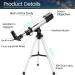 Merkmak Kids Telescope | 50mm Aperture, 360mm AZ, 90X Magnification | Astronomical Refracting Telescope with Tripod for Kids to Explore Moon and Stars - Buy Online on GoSupps.com