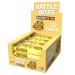 Battle Bites - High Protein Bars 12 x 62g - Sticky Toffee Pudding Flavour - Low in Sugar High in Fibre Free from Preservatives Non-GMO - 20g protein 7.4g fibre + 251 calories per bar - Made in UK Sticky Toffee Pudding 12 Count (Pack of 1)