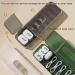 XXmbbjy Disposable Contact Lens Container - Semi-Transparent Organizer for Daily Use - 2 Pieces Brown - Buy Online on GoSupps.com