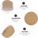 Buy SOLUSTRE 80 Pcs Moxa Cake Herbal Stickers - Natural & Effective Tool | 5x2x2 cm | International Shipping Available - Buy Online on GoSupps.com