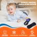 2 Pack Silicone TV Remote Teething Toys for Babies 0-12 Months - Safety Tested Infant Chewing Toys in Black & White - Buy Online on GoSupps.com