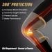 NEENCA 2 Pack Knee Compression Sleeve for Knee Pain Relief and Injury Recovery - Large 2 Pack - Buy Online on GoSupps.com