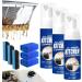 Kitchen Foam Cleaner All-Round Kitchen Cleaning Foam Foam Cleaner Multi-purpose Oil Stain Remover Cleaning Spray (3Pcs)