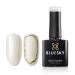 Bluesky Gel Nail Polish Effortless Grace Pearlescent White Long Lasting Chip Resistant 10 ml (Requires Drying Under UV LED Lamp)