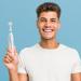 Triple Bristle Sonic GO Travel Toothbrush with Blue Brush Head Replacements - 3-Sided Toothbrush for Superior Cleaning - Buy Online on GoSupps.com