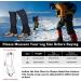 IDAND Waterproof Snow Boot Gaiters for Outdoor Activities - Black X-Large - Buy Online on GoSupps.com