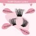 PRO Lash Clusters 72 Pcs 3D Effect DIY Lash Extension 8-16mm Volume Wispy Lashes - Adore 3D Fluffy D-8-16 Mix - Buy Online on GoSupps.com