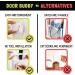 Door Buddy Adjustable Door Latch (Grey 2 Pack) - Stop Dog Eating Cat Poop with Simpler Litter Box Proofing, Convenient Cat and Adult Entry - Buy Online on GoSupps.com