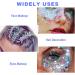  VIVIIHOO Glitter face makeup kit - 6 colors of thick iridescent glitter for nails eyes lips hair and body - Easy to apply and remove. Ideal - Buy Online on GoSupps.com