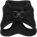 Best Pet Supplies Voyager Step-in Plush Dog Harness - Black, Small and Medium Dogs, Chest 16-18 - Buy Online on GoSupps.com