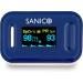 Sanico Pulse Oximeter - Digital Heart Rate & SpO2 Monitor | European Brand | Adjustable Color Display & Batteries Included - Buy Online on GoSupps.com