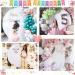White Round Backdrop Cover 7.2x7.2ft White Circle Birthday Photo Photography Background for Party Baby Shower Wedding Decorations 7.2x7.2ft-Diameter White - Buy Online on GoSupps.com
