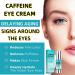 Caffeine Anti-Aging Eye Cream - Reduce Dark Circles Puffiness & Wrinkles | 15ml Eye Repair for Bags & Crow's Feet - Buy Online on GoSupps.com