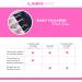 Lash BFF Eyelash Extension Tweezers Set - Volume Curved Isolation Lash Tweezers Kit for Individual Lashes - 4 Pack Pink - Buy Online on GoSupps.com