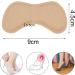 8 Pairs Heel Cushions Pads - Non-Slip Self-Adhesive Insoles for Comfort - Black & Meat-Colored Foot Care - Buy Online on GoSupps.com
