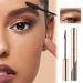 Brow Mascara Eyebrow Gel Brown Long Acting Liquid Eyebrow Natural Eyebrow Makeup for Women (02)