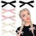 Cute Hair Clips Ribbon Bow Clips Bow Hair Clips Hair Bows for Girls Bow Clips Black Bow Clips Black Ribbon Bows for Hair Bow Clip Hair Pins Hair Bows for Women Girls Hair Accessories