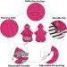 Minezi Waterproof Dog Coat - Adjustable Reflective Removable Hood | Rosa-Xs Pink (38-42cm) - International Shipping - Buy Online on GoSupps.com
