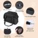 Happy Hachi Dog & Cat Carrier Bag - Portable Travel Bag for Small Pets with Shoulder Strap & Breathable Mesh - Ideal for Pets Up to 7 kg (Black) - Buy Online on GoSupps.com