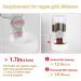 Misyue 1.2L Cat Hanging Automatic Food Dispenser Gravity Pet Auto Feeder for Rabbit Chinchilla Guinea Pig Hedgehog Ferret (WHITE 1PCS)) Plastic - Buy Online on GoSupps.com