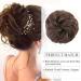 Natural Brown Hair Extensions - Real Hair Updo Ponytail Dutt & Tie 45g Voluminous Style - Buy Online on GoSupps.com