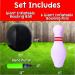 Island Genius Giant Inflatable Bowling Game Set for Kids - Indoor/Outdoor Jumbo Ball and Pins, Perfect for Birthday Parties and Lawn Games - Buy Online on GoSupps.com