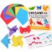 Origami Kit for Kids, 120 Sheets Origami Paper with Instructions Book, 6x6 Inch Square Easy Single Sided Color Folding Paper Set for Beginners Adults Kids Activity Birthday Christmas Gift Craft Paper