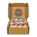 Gourmet box with 10x Kinder Joy Harry Potter Creme Eggs Chocolate and surprise to snack on and give away 200g Kinder Joy