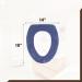 Warm-n-Comfy Plush Toilet Seat Cover - Round & Elongated 14x18 - Machine-Washable - Frost Gray - Buy Online on GoSupps.com
