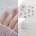 3D Metal Embellishments 20pcs Bowknot Decorations For Individual Styles 03 White K - Buy Online on GoSupps.com