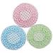 Plastic Shower Caps for Kids & Girls Reusable Waterproof Bath Caps Shower Caps Elastic Bath Hat for Women Ladies Spa Salon (3 PACK)