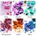Autumn Nails Glitter Sequin - 12 Color Maple Leaves & 3D Holographic Nail Decoration - Buy Online on GoSupps.com
