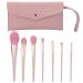 Verdant Touch 7pcs Makeup Brush Set Blusher Powder Foundation Concealer Brush Set with Bag